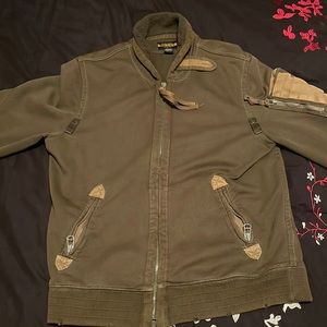 Vintage Ralph Lauren Rugby Military Bomber Jacket